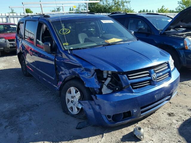 2D4RN4DE5AR486773 - 2010 DODGE CARAVAN BLUE photo 1