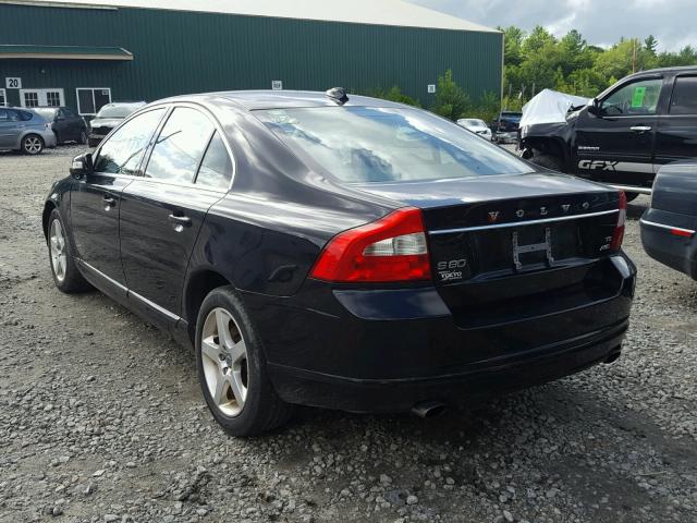 YV1AH992791087273 - 2009 VOLVO S80 T6 BLACK photo 3