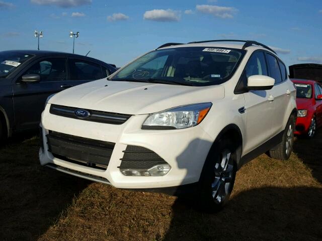 1FMCU0GX7DUD17319 - 2013 FORD ESCAPE WHITE photo 2