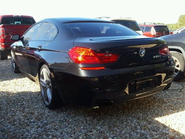 WBA6B2C5XED129495 - 2014 BMW 650 I BLACK photo 3