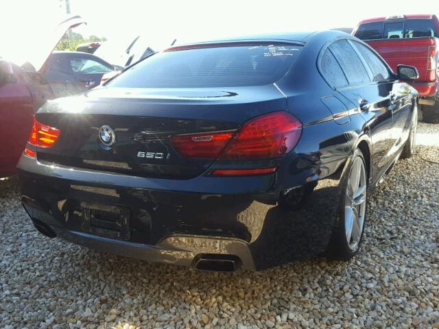 WBA6B2C5XED129495 - 2014 BMW 650 I BLACK photo 4