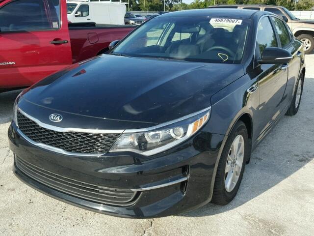 5XXGT4L30GG108467 - 2016 KIA OPTIMA LX BLACK photo 2