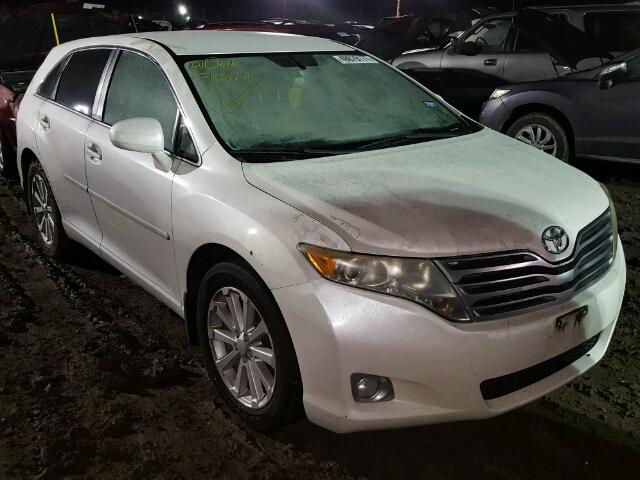 4T3ZE11A89U006496 - 2009 TOYOTA VENZA BASE WHITE photo 1