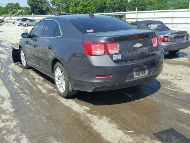 1G11D5RR6DF118279 - 2013 CHEVROLET MALIBU 1LT GRAY photo 3