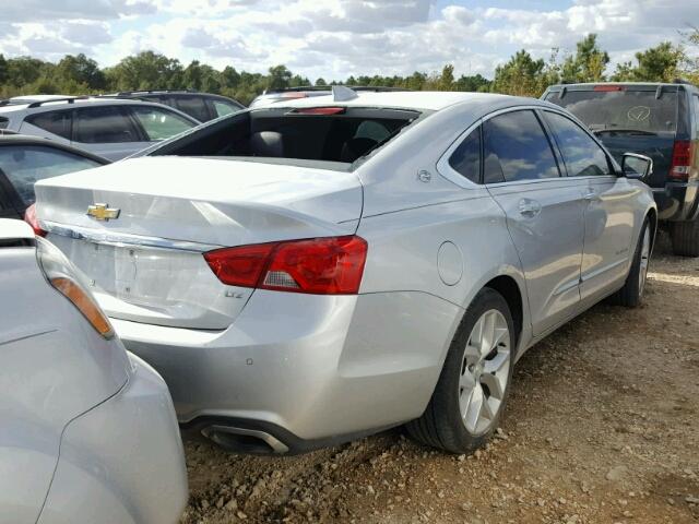 2G1145S33G9116413 - 2016 CHEVROLET IMPALA LTZ SILVER photo 4