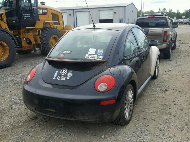 3VWRG31C07M510527 - 2007 VOLKSWAGEN NEW BEETLE BLACK photo 4