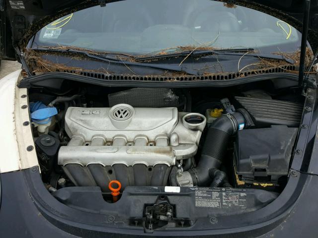 3VWRG31C07M510527 - 2007 VOLKSWAGEN NEW BEETLE BLACK photo 7