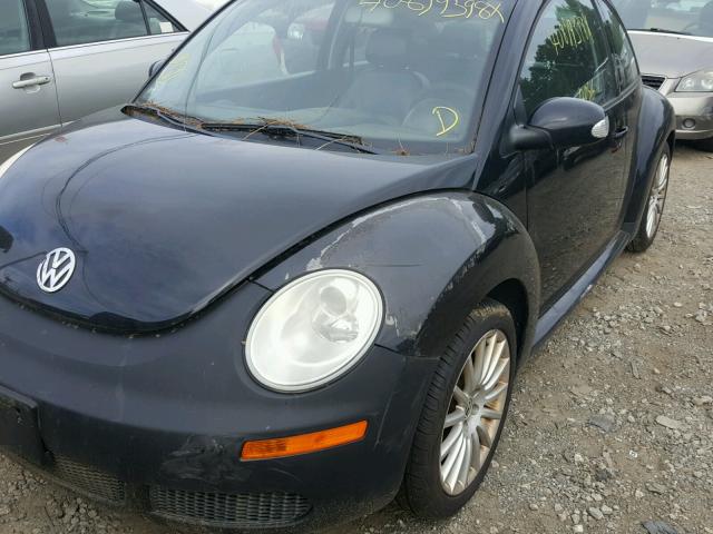 3VWRG31C07M510527 - 2007 VOLKSWAGEN NEW BEETLE BLACK photo 9