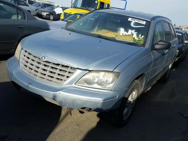 2C8GM68484R626600 - 2004 CHRYSLER PACIFICA BLUE photo 2