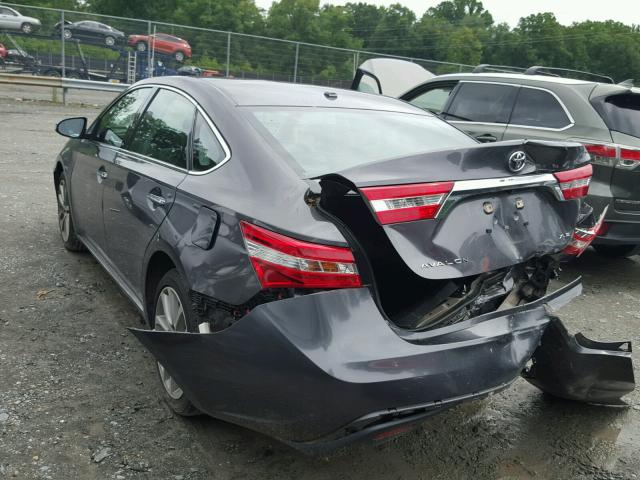 4T1BK1EB7EU105388 - 2014 TOYOTA AVALON BAS Szary zdjęcie 3