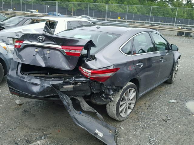 4T1BK1EB7EU105388 - 2014 TOYOTA AVALON BAS Szary zdjęcie 4