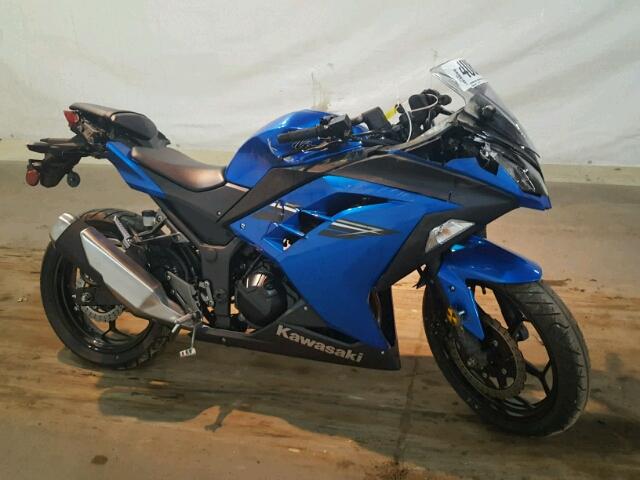 JKAEX8A12HDA33560 - 2017 KAWASAKI EX300 A BLUE photo 9