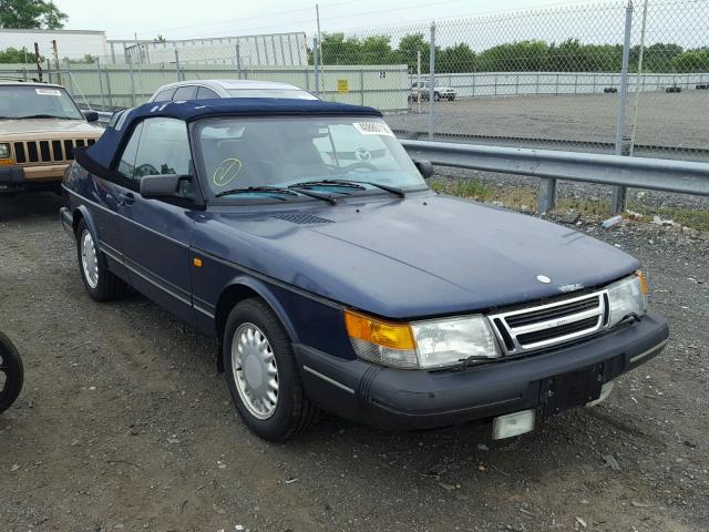 YS3AK75E4P7001643 - 1993 SAAB 900 S BLUE photo 1