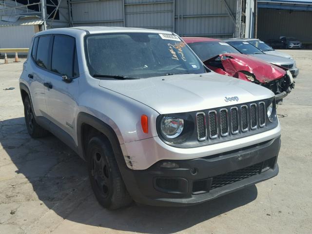 ZACCJAAT1FPB46094 - 2015 JEEP RENEGADE S SILVER photo 1