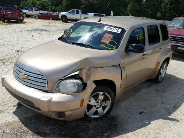 3GNDA13D28S636076 - 2008 CHEVROLET HHR LS Qızıl foto 2