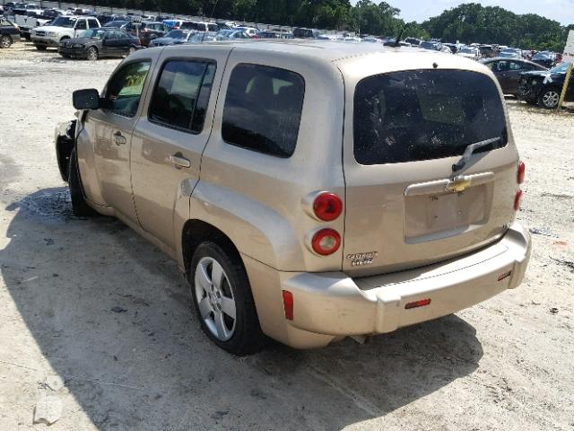 3GNDA13D28S636076 - 2008 CHEVROLET HHR LS Qızıl foto 3