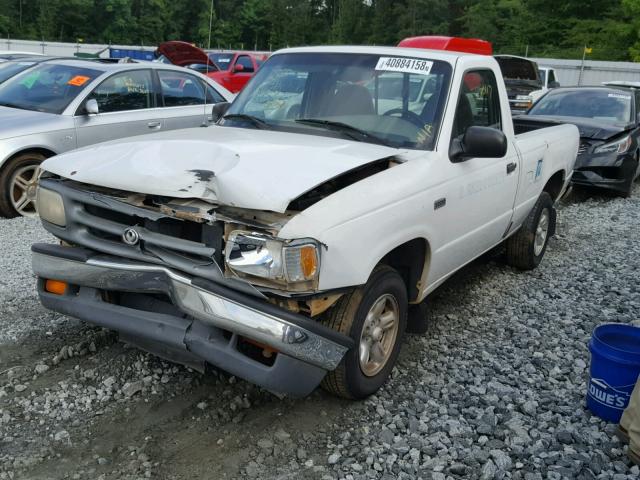 4F4CR12A6VTM16422 - 1997 MAZDA B2300 WHITE photo 2