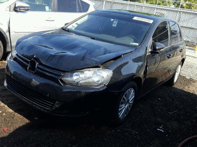 WVWDA7AJ3DW118044 - 2013 VOLKSWAGEN GOLF BLACK photo 2