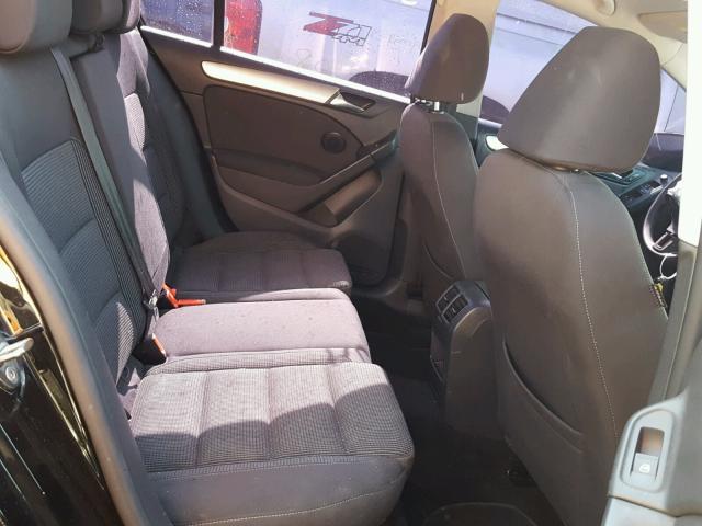 WVWDA7AJ3DW118044 - 2013 VOLKSWAGEN GOLF BLACK photo 6