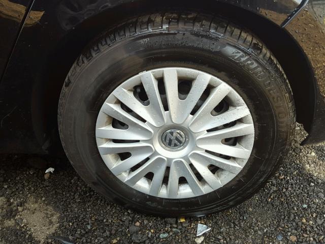 WVWDA7AJ3DW118044 - 2013 VOLKSWAGEN GOLF BLACK photo 9