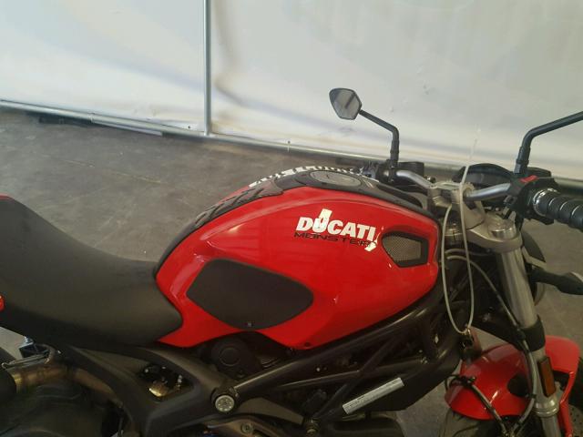 ZDM1RADN3CB054590 - 2012 DUCATI MONSTER 69 RED photo 5