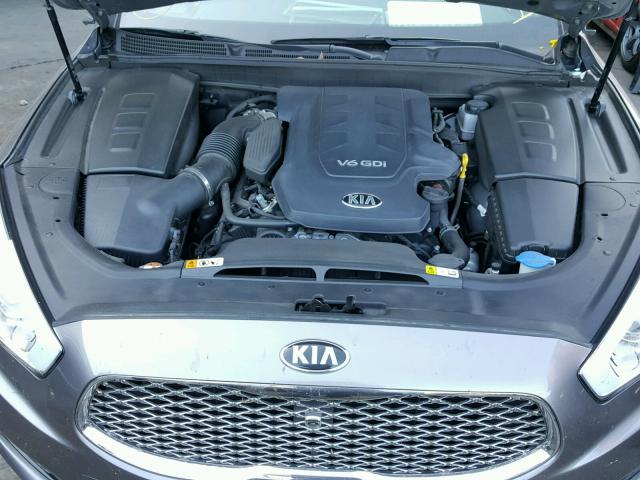 KNALU4D35G6032718 - 2016 KIA K900 CHARCOAL photo 7