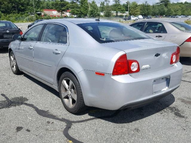 1G1ZC5E12BF316506 - 2011 CHEVROLET MALIBU 1LT 银色 照片 3