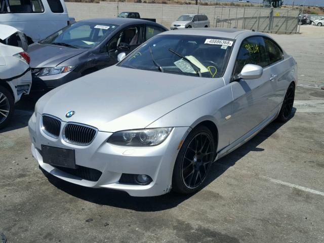 WBAWB7C55AP159347 - 2010 BMW 335 I SILVER photo 2