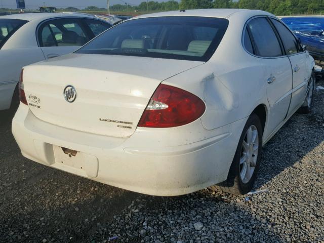 2G4WE587761232520 - 2006 BUICK LACROSSE C WHITE photo 4