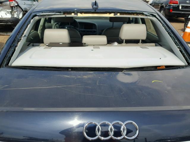 WAUDH74F76N114734 - 2006 AUDI A6 3.2 QUA BLUE photo 9