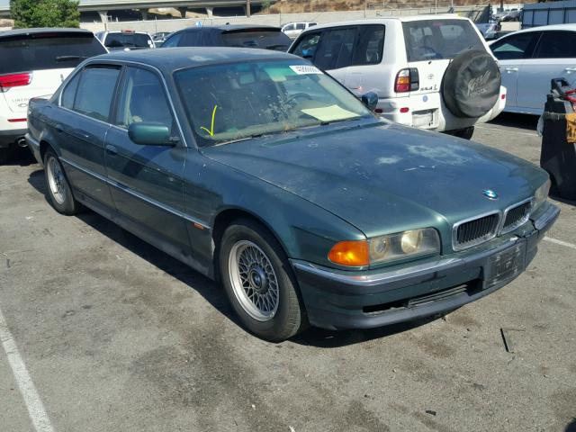 WBAGJ8327WDM22689 - 1998 BMW 740 IL GREEN photo 1