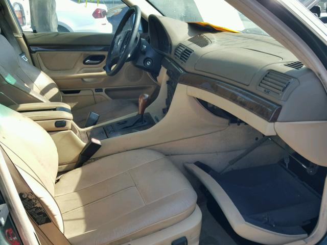 WBAGJ8327WDM22689 - 1998 BMW 740 IL GREEN photo 5