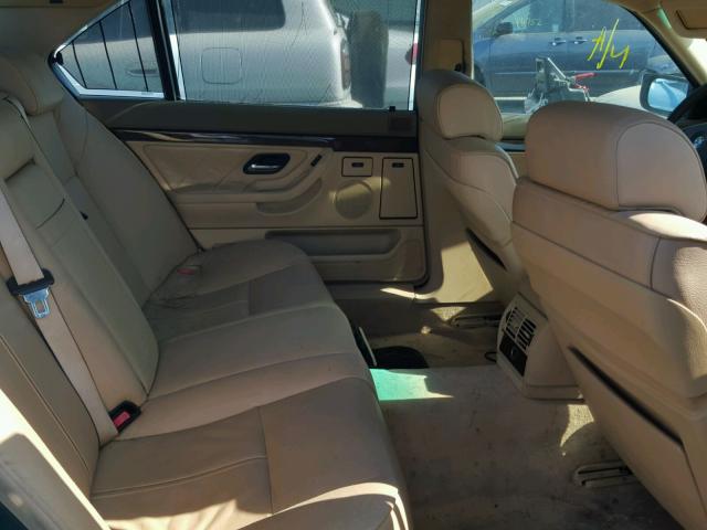 WBAGJ8327WDM22689 - 1998 BMW 740 IL GREEN photo 6