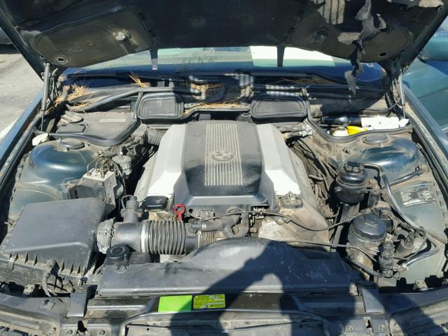 WBAGJ8327WDM22689 - 1998 BMW 740 IL GREEN photo 7