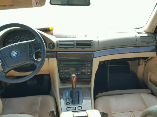 WBAGJ8327WDM22689 - 1998 BMW 740 IL GREEN photo 9