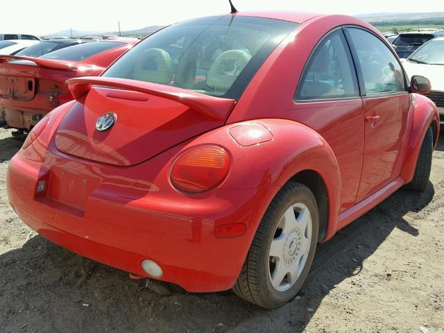 3VWCK21C31M446148 - 2001 VOLKSWAGEN NEW BEETLE 红色 照片 4