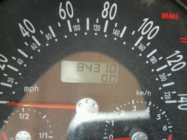 3VWCK21C31M446148 - 2001 VOLKSWAGEN NEW BEETLE 红色 照片 8