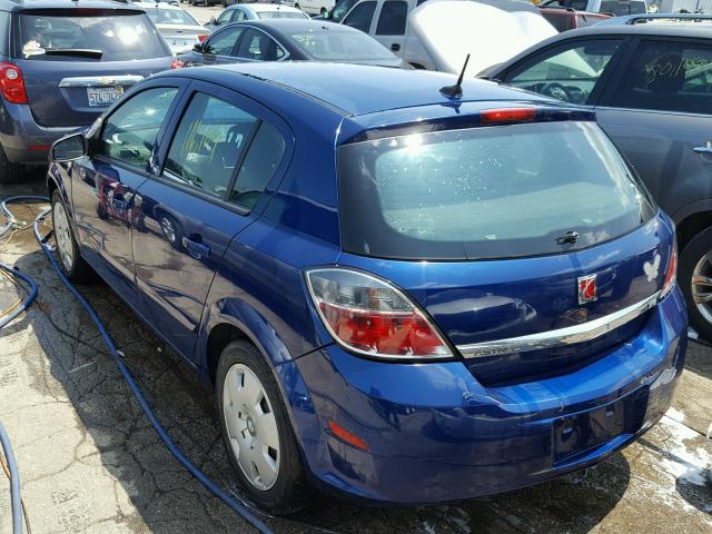 W08AR671X85034935 - 2008 SATURN ASTRA XE BLUE photo 3