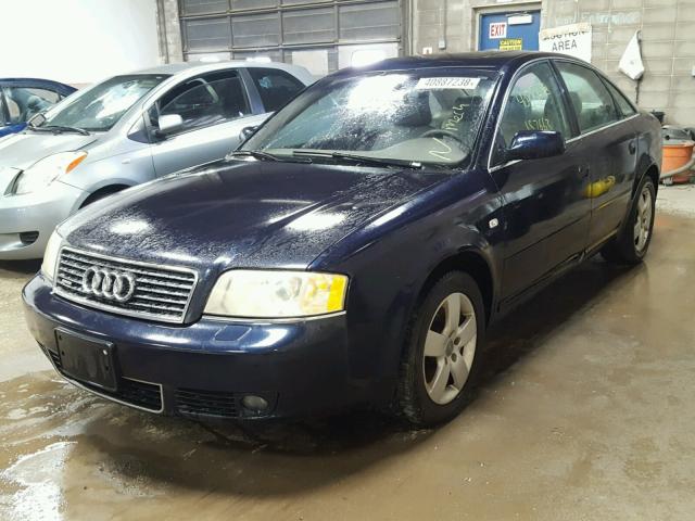 WAULT64B72N098661 - 2002 AUDI A6 3.0 QUA BLUE photo 2