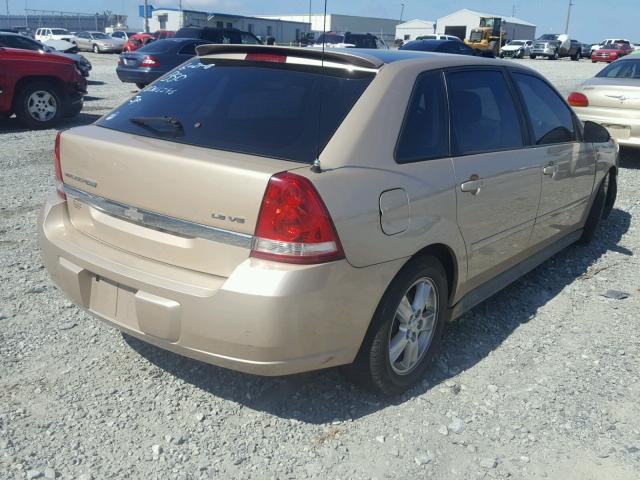 1G1ZT62845F126296 - 2005 CHEVROLET MALIBU MAX 金色 照片 4