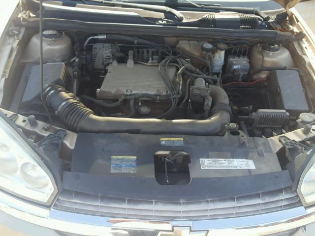 1G1ZT62845F126296 - 2005 CHEVROLET MALIBU MAX 金色 照片 7