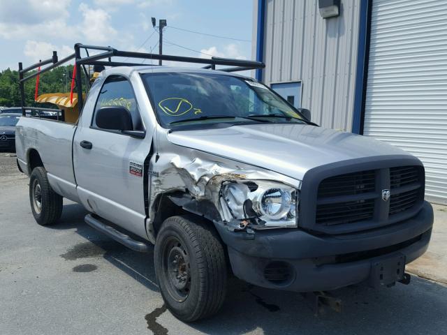 3D7KS26DX8G205170 - 2008 DODGE RAM 2500 S SILVER photo 1