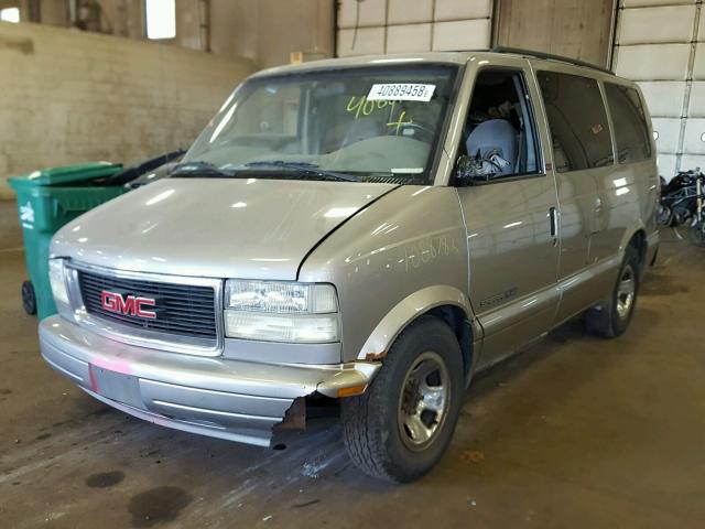 1GKEL19X52B506048 - 2002 GMC SAFARI XT GRAY photo 2