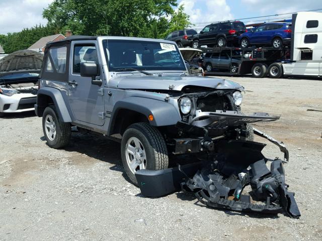 1C4AJWAG2DL655068 - 2013 JEEP WRANGLER S GRAY photo 1