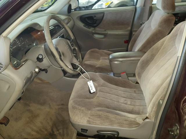 1G1NE52J4Y6221435 - 2000 CHEVROLET MALIBU LS Bordo foto 5