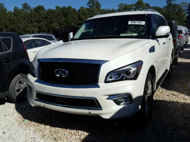 JN8AZ2NF9H9641565 - 2017 INFINITI QX80 BASE WHITE photo 2