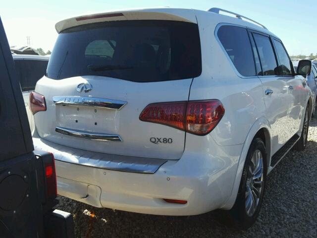 JN8AZ2NF9H9641565 - 2017 INFINITI QX80 BASE WHITE photo 4