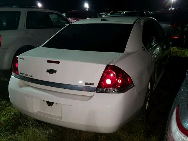 2G1WB57K691221668 - 2009 CHEVROLET IMPALA LS WHITE photo 4