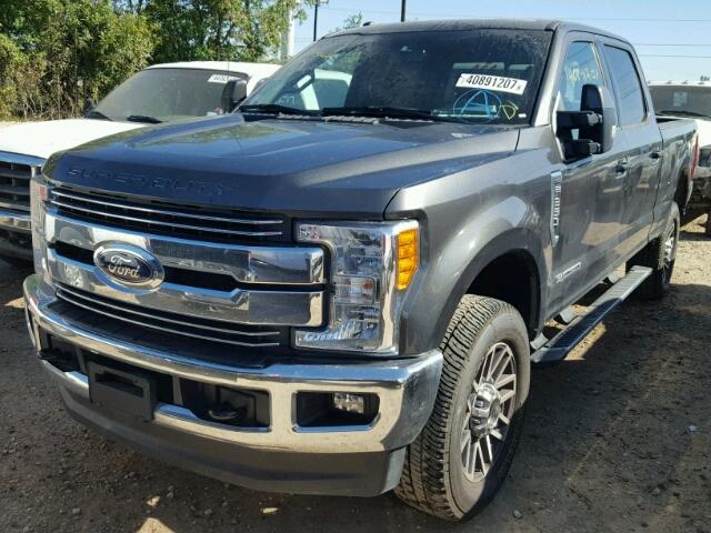 1FT7W2BTXHEC41031 - 2017 FORD F250 SUPER GRAY photo 2