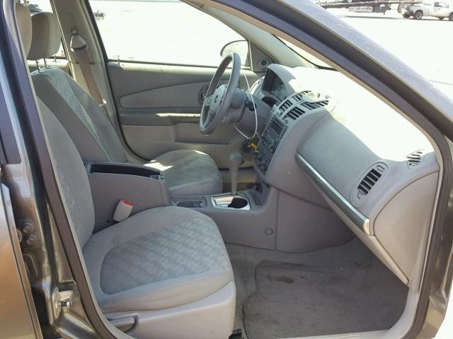 1G1ZT64845F237766 - 2005 CHEVROLET MALIBU MAX 灰色 照片 5